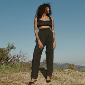 NWT Doen Louvre Pant Black sz 0